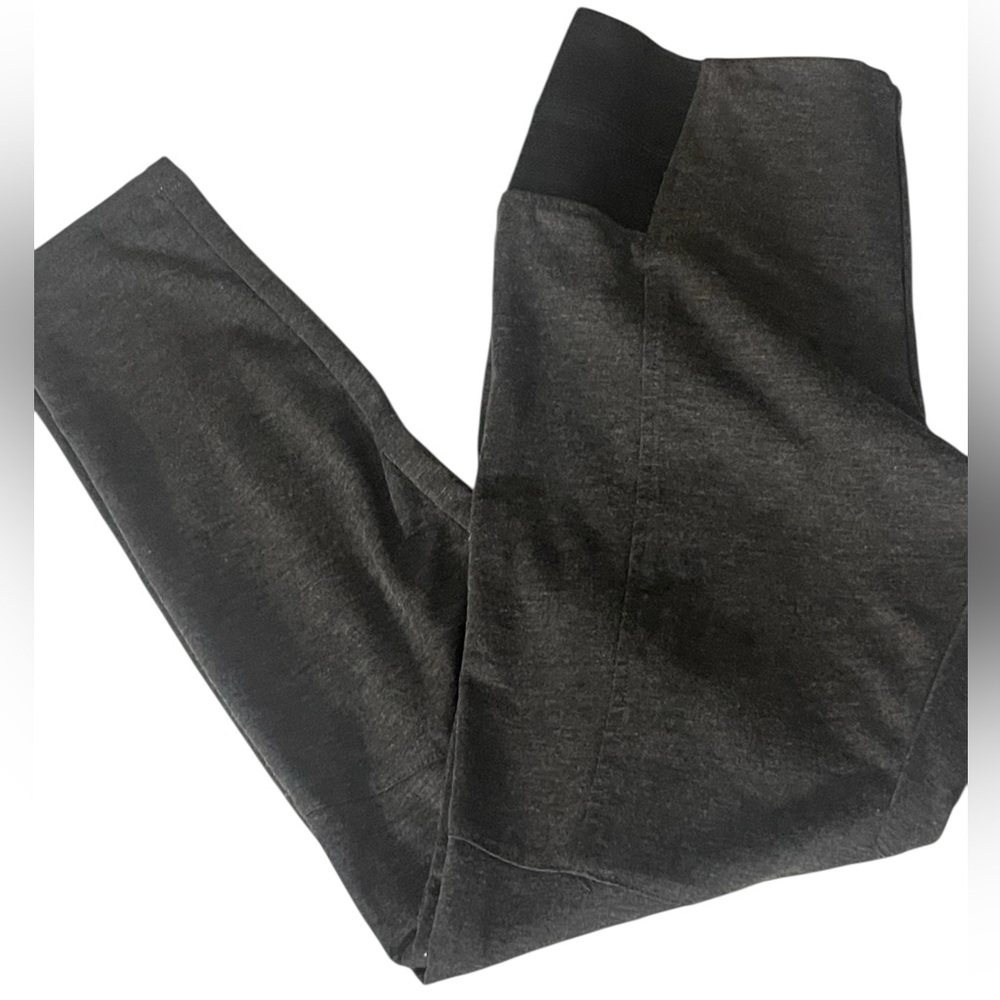 Kut from the Kloth Charcoal Pull on Wide Waist Band Pants XL